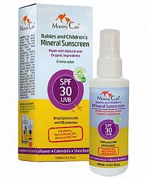 Натуральное солнцезащитное молочко Mommy Care Mineral Baby Sunscreen SPF30, от 0 мес. (Mommy Care, 2867) - миниатюра